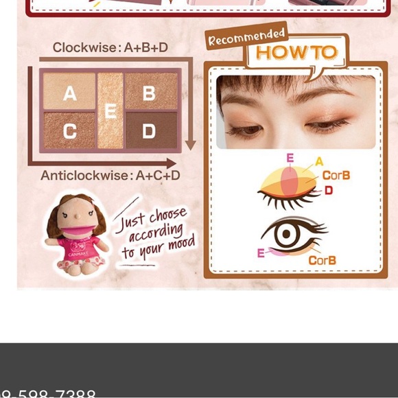 Canmake eyeshadow palettes - Picture 2 of 2